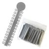 2080 Gray Ligature Ties for Braces - Dental Orthodontic Ligature Ties for Brackets - Elastic O-Ring Rubber Bands (2 Bags of 1040) view 1