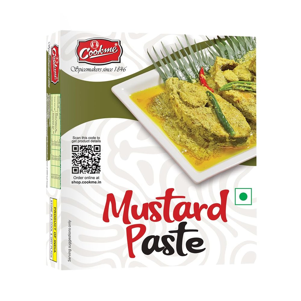 COOKME Mustard Paste 100G (2 Pkt Of 50 Gram Each)