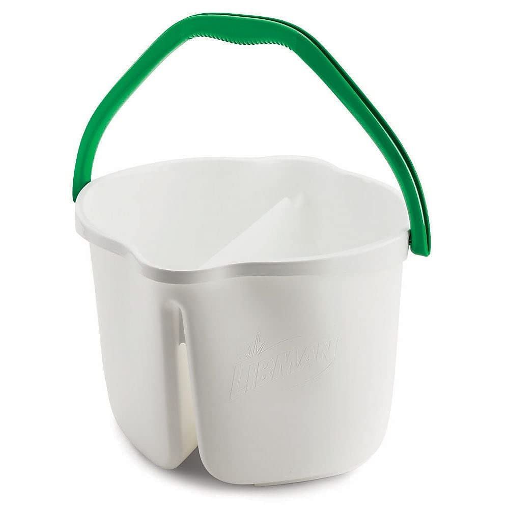 Libman 02111 3 Gallon Clean & Rinse Bucket, White