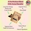 Bella Vrit Phyto Stim - Natural Sports Nutrition Pre Workout Powder - Endurance & Energy Powder with Yerba Mate, Ashwagandha, & Mushroom + 100mg Caffeine - Gummy Bear Flavor (30 Servings) view 2