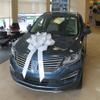 28" Big White Magnetic Gift Car Bow - Made in USA view 1