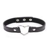 Plesur PVC Heart Connector Choker - Black view 1