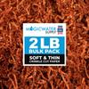 MagicWater Supply Soft & Thin Crinkle Cut Paper - 2 LB - Rust - Paper Shred Filler for Gift Wrapping, Basket Filling, Birthdays, Weddings, Anniversaries, Valentines Day, and other occasions view 1