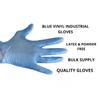 AroPaw Vinyl Nitrile Blend Disposable Gloves | Blue | 100 Per Box | 1,000 Per Case (Medium) view 3