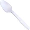 Nicole Fantini Medium Weight White Disposable Plastic Tea Spoon Collection: Qty 500 view 2
