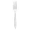 Nicole Fantini Medium Weight White Disposable Plastic Fork Collection Case Pack: Qty 1000 view 1