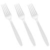 Nicole Fantini Medium Weight White Disposable Plastic Fork Collection Case Pack: Qty 1000 view 2