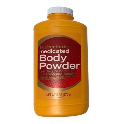 Perfect Purity Medicated Body Powder Triple Relief Formula, Absorbs Moisture, Soothes Skin and Relieve Itching 6oz LABPP13206F-0 0
