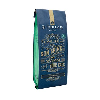 Thank God for Coffee May The Sun Shine Warm Upon Your Face Medium Roast (Ground), 12 ounces