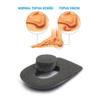 Orthopedic Heel Supports for Heel Pain Insoles for Women and Men Plantar Fasciitis (Medium, Gray) view 2