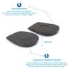 Orthopedic Heel Supports for Heel Pain Insoles for Women and Men Plantar Fasciitis (Medium, Gray) view 3
