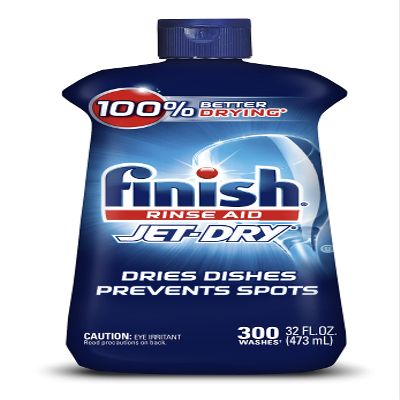Finish Jet-dry, Rinse Agent, 32 Fl Oz(Pack of 12)