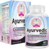 3-Month Ayurvedic Herbs Supplement 17-in-1 | Mind & Body Balance | Ayurveda Health Support Blend | Ayurvedic Supplements | 90-Day Bulk Supply | 90 Capsules view 1