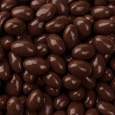 Dark Chocolate Covered Almonds 2-Pound Bag | Bulk Chocolate Covered Nuts | Coated Roasted Almonds for Gifting, Party Favors, Office Candy Jars & Dessert Boards