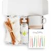 Unboxme Birthday Gift Basket for Women with Socks, Mug, Organic Chai Tea, Honey & Cinnamon, Relaxation Self Care Wellness Tea Gift Set for Mom, Sister, Best Friend view 1