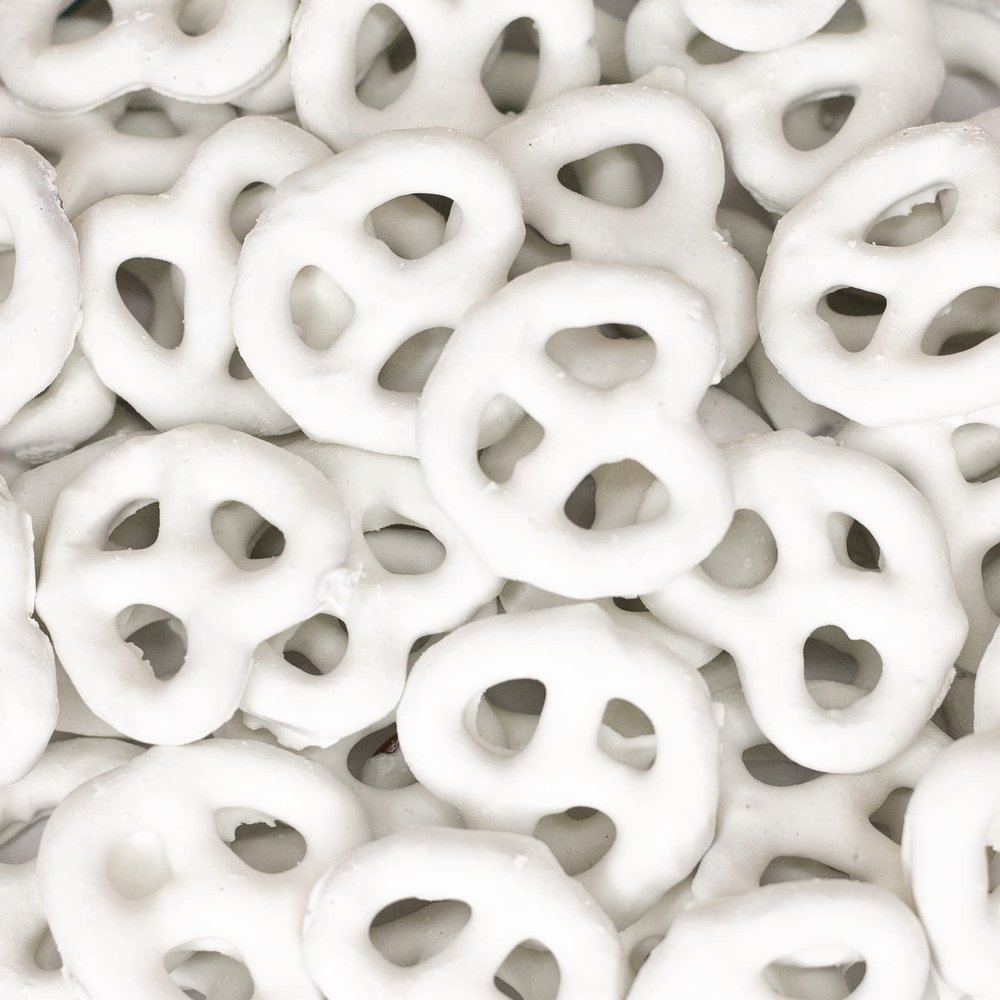 Vanilla Yogurt Covered Pretzels, 1 Pound Bag