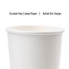 Coffee Cups 10 oz. Bulk Hot Paper Cups 1000 Case - Disposable Tea Cups 10oz Hot Beverage Hot Chocolate Hot Drink Cups for Dispenser Sustainable Compostable To Go Paper Cup White [1000 Pack / Case] view 3