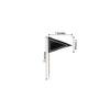 Balsa Circle 200 Black Pennant Flag Wood Toothpicks - Wedding Party Event Birthday Catering Disposable Tableware Home Supplies view 2
