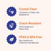 12 oz Clear Plastic Cups Bulk [1000 Pack - 12oz.] - Disposable PET Plastic Cups in Bulk (Compatible with Lids) for Cold Iced Coffee, Bubble Tea, Milk Shakes, Smoothies, Beer & To-Go - 12 Ounce Cup view 3