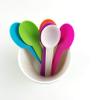 Worlds 50-Pack Disposable Plastic Dessert Spoons  5.9" Pink Spoons for Ice Cream, Frozen Yogurt, Cereal, and Party Use view 3