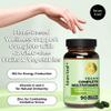 Future Kind Vegan Multivitamins Complete - 42-in-1 Vegan Multivitamins for Women & Men with Enzymes, B12, Zinc, & Probiotics for Digestion (90 tabs in Recycled Bottle) view 2