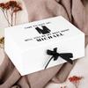 Andaz Press Custom Groomsman Proposal Box - Gift Boxes with Lids for Will You Be My Best Man Proposal Gifts, Premium White Box with Personalized Time to Suit Up Design & Ribbons, 10"x 7"x 4", 1-Pack view 2