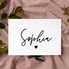 Andaz Press Custom Bridesmaid Proposal Box - Gift Boxes with Lids for Maid of Honor Flower Girls & Bridesmaid Proposal Gifts White Box w/Personalized Name Heart Design & Ribbons, 10"x7"x 4", 1-Pack view 3