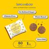 Love + Chew Banana Bread Minis Bulk Box - Tasty, Gluten Free Cookies - Vegan, Healthy, Paleo, Non GMO - Individually Wrapped and Soft Baked - Made from High Protein Almonds - 1 Ounce Each, 80 Count view 3