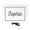Andaz Press Custom Bridesmaid Proposal Box - Gift Boxes with Lids for Maid of Honor, Flower Girls & Bridesmaid Proposal Gifts White Gift Box w/Personalized Classic Name & Ribbons, 10" x7"x 4", 1-Pack view 1
