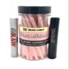 SNANA Pink Paper Cones 98mm, 50ct Packs, Slow Burning, Ultra-Thin, DeLaCruzV Tube, Raw Aluminium Tube view 1