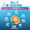 B Complex Vitamins Capsules - Super Complete B-Complex with Vitamin B12 B6 B100 C Biotin Folate & Folic Acid for Immune & Energy Support - Supplement for Heart, Brain, & Nerve Support - 120 Capsules view 3