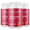 Celebrate Vitamins CelebrateONE Chewables, Iron Free - Once Daily Bariatric Multivitamin, Essential Vitamins & Minerals - Gastric Bypass & Sleeve Gastrectomy Supplement - Strawberry Creme (90 Tablets) view 1