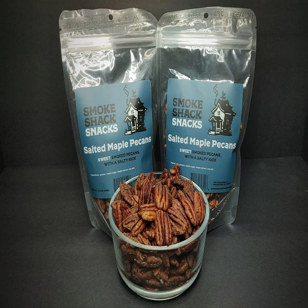 2 Pack Salted Maple Pecans