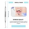 Professional Dental Tools - Dental Pick, Dental Scaler for Tartar Plaque Remover Tooth Cleaner Teeth Scraper Dentist Hygienist Kit Sickle Scaler Teeth Cleaning Set Stainless Steel 1 Pc By Krisp Beauty view 2