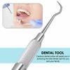 Professional Dental Tools - Dental Pick, Dental Scaler for Tartar Plaque Remover Tooth Cleaner Teeth Scraper Dentist Hygienist Kit Sickle Scaler Teeth Cleaning Set Stainless Steel 1 Pc By Krisp Beauty view 3