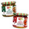 Add me Homemade Dry Mango Pickle 150gm + Red Stuffed Pickle bharwa lal mirch 200gm Glass Pack view 1
