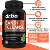 Candi Cleanse Support Supplement Pills - Anti Overgrowth Supplements for Women & Men - Extra Strength Balance Control Probiotic Complex Cleanser - Natural Oral Herbal Oregano & Caprylic Acid Capsules view 2