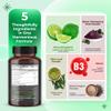 Premium Citrus Bergamot Organic Bergamot Supplement with Niacin Black Chokeberry Olive Leaf Black Pepper - Heart & Circulatory Function Support 150-day Support (150 Count (Pack 1)) view 4