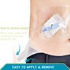 Waterproof Dialysis Catheter Shower Cover Large Coverage Shields for Peritoneal Dialysis Port Accessories PD Chest Catheter Central PICC Line Feeding Tube 9"x9"(Pack of 25) view 4