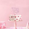 12pcs Pink Glitter Happy Mother's Day Cake Toppers Food Picks Cake Decoration for Mother's Day Mom's Birthday Party Suppliers view 3