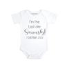 Daiichiban Designs Last One Seriously Funny baby announcement for family second third child announcement gifts (6 months) view 2