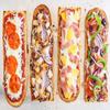 French Bread Pepperoni Pizzas - Topped with Pizza Sauce - Made with Pork, Chicken and Beef - Preservative Free Crust - 2 Pack (6ct, 32.4 oz Each) - Ready Set Gourmet Donate a Meal Program view 3
