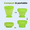 PEESAFE Menstrual Cup Sterilizing Container (1N) | Made with Medical Grade Silicone | Menstrual Cup Cleaner | Microwaveable, Menstrual Cup sterilizer | Compact and Travel Friendly view 3
