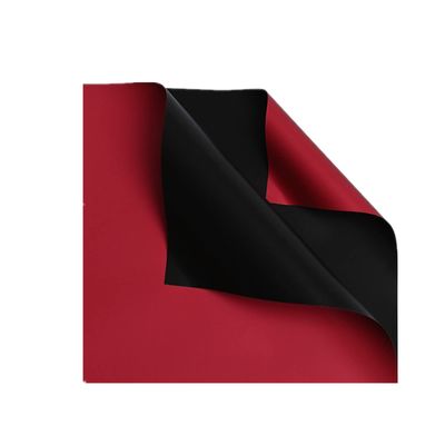 20 Sheets Black/Wine Red Waterproof Wrapping Flower Paper,Florist Supplies Bouquet Paper,Floral Wrapping Paper Sheets Frosted Bouquet Packaging Paper for Wedding Engagement 23 x 23"-Double Color