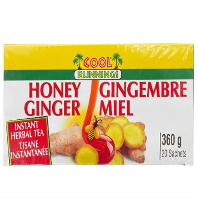Cool Runnings Honey Ginger Instant Herbal Tea, 360g/13oz {Imported from Canada}