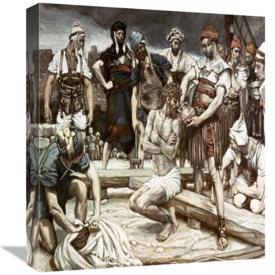 16 in. Wine Mixed with Myrrh Art Print - James Tissot