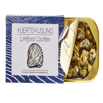 Fangst Hjertemusling | Tinned Limfjord Cockles in Cold Pressed Rapeseed Oil | 1 x110g Can