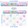 AnapoliZ Easter Cellophane Wrap Roll | 100 Ft. Long X 16 In. Wide 2.3 Mil Thick , Crystal Clear , Design Cello Wrapping Paper for Treats , Baskets , Gifts Bunnies & Eggs view 2