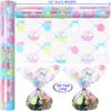 AnapoliZ Easter Cellophane Wrap Roll | 100 Ft. Long X 16 In. Wide 2.3 Mil Thick , Crystal Clear , Design Cello Wrapping Paper for Treats , Baskets , Gifts Bunnies & Eggs view 3