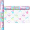 AnapoliZ Easter Cellophane Wrap Roll | 100 Ft. Long X 16 In. Wide 2.3 Mil Thick , Crystal Clear , Design Cello Wrapping Paper for Treats , Baskets , Gifts Bunnies & Eggs view 4